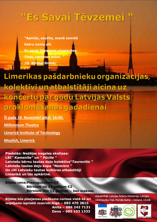 Svētku koncerts Limerikā